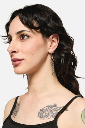 Black Friday - Chainlink Spiked Sleepers - silver