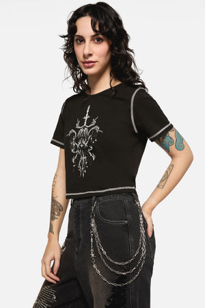 Black Friday - Barb & Spike Chain - silver