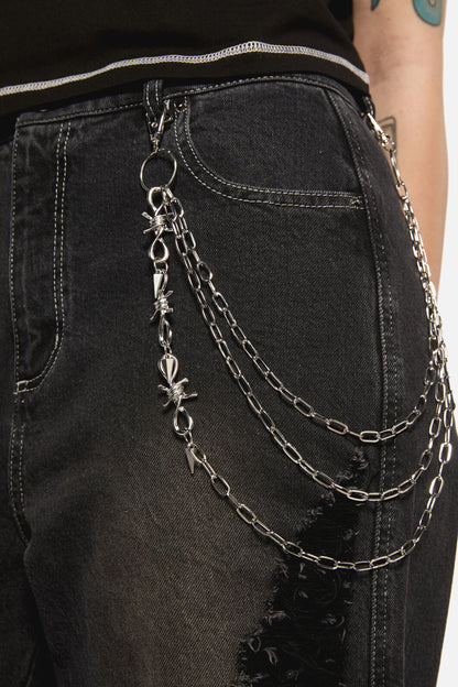Black Friday - Barb & Spike Chain - silver
