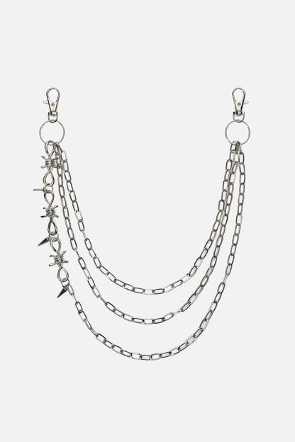 Black Friday - Barb & Spike Chain - silver