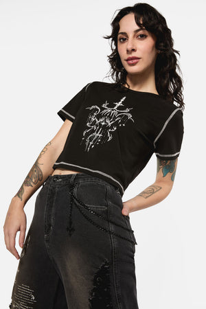 Black Friday - Inverted Cross Chain - black