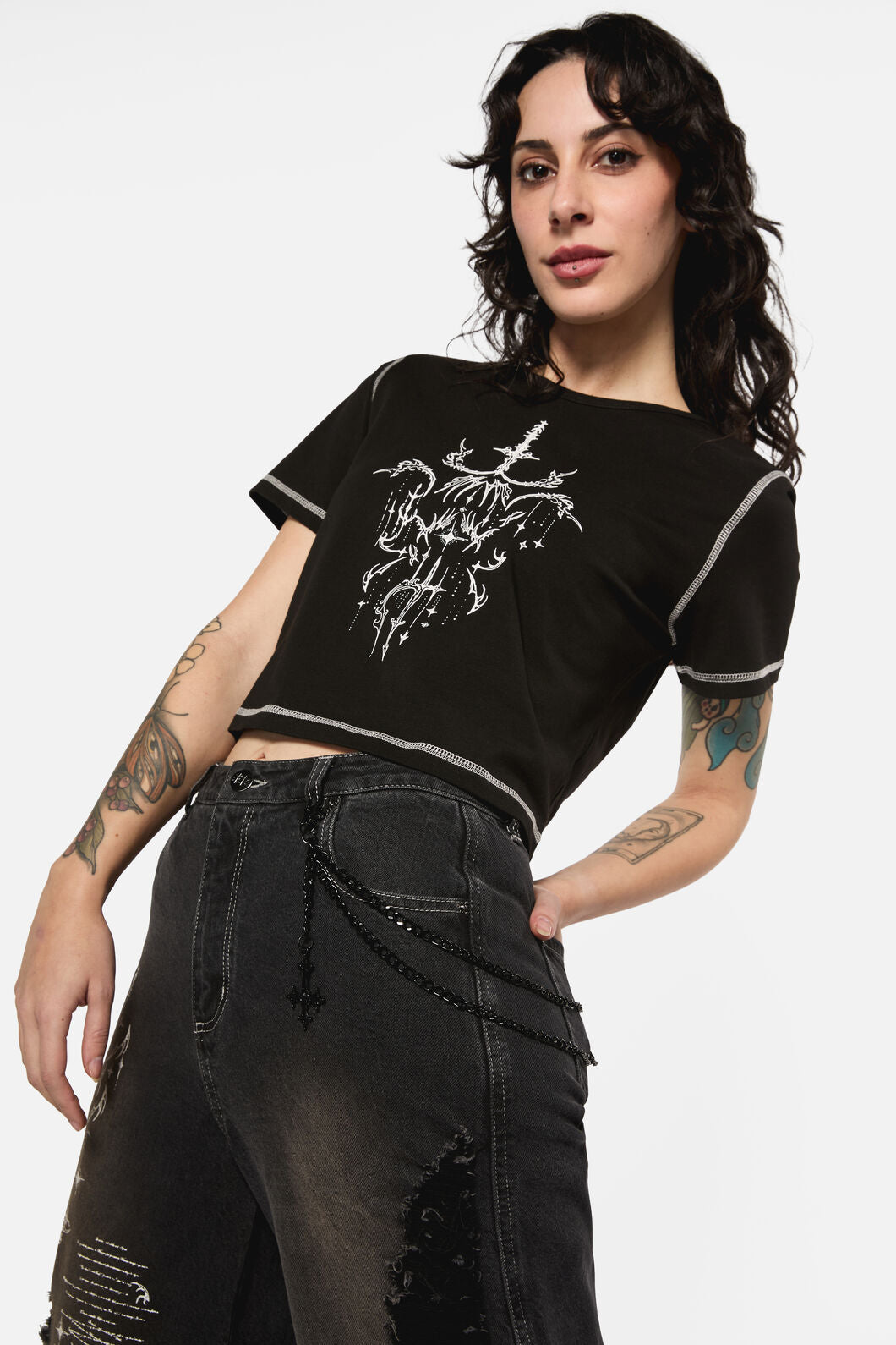 Black Friday - Inverted Cross Chain - black