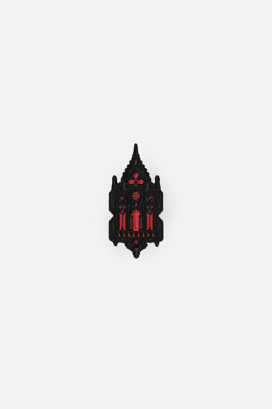 Black Friday - Goth Pin - black-red
