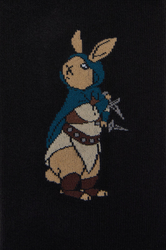 Black Friday - Keeper Of The Woods RabbitSock - black