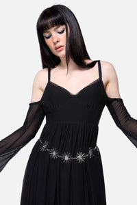 Black Friday - Sun Hip Chain Belt - silver