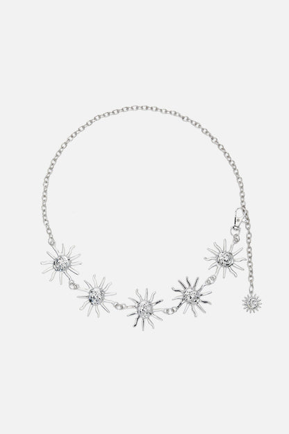 Black Friday - Sun Hip Chain Belt - silver