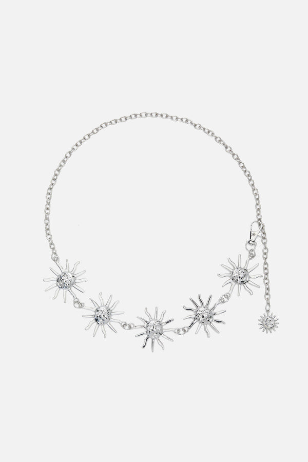 Black Friday - Sun Hip Chain Belt - silver
