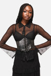 Black Friday - Cobweb Corset Belt - black