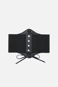 Black Friday - Cobweb Corset Belt - black
