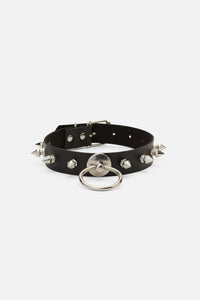 Black Friday - Ring & Spike Choker - black