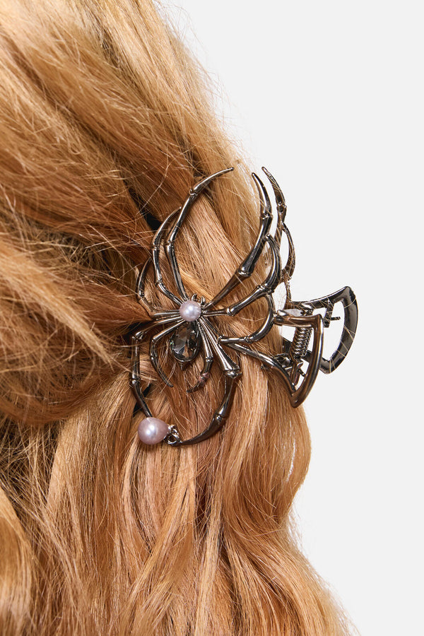 Black Friday - Charming Spider Claw Clip - gunmetal