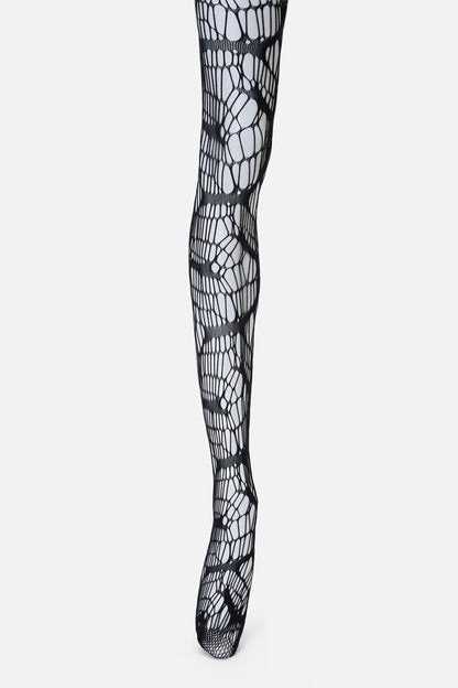 Black Friday - Faux Torn Fishnets - black