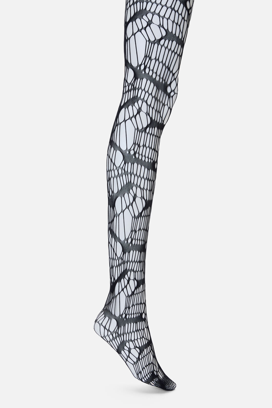 Black Friday - Faux Torn Fishnets - black