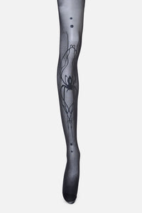 Black Friday - Spider Tattoo Tights - black