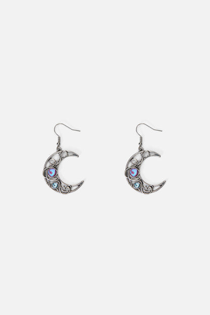 Black Friday - Cresent Moon Earring - silver