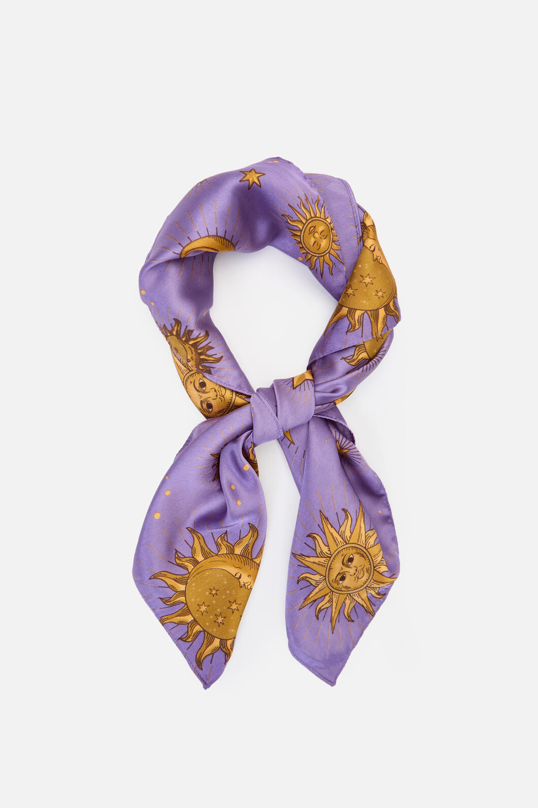 Black Friday - Cosmic Light Satin Scarf - purple
