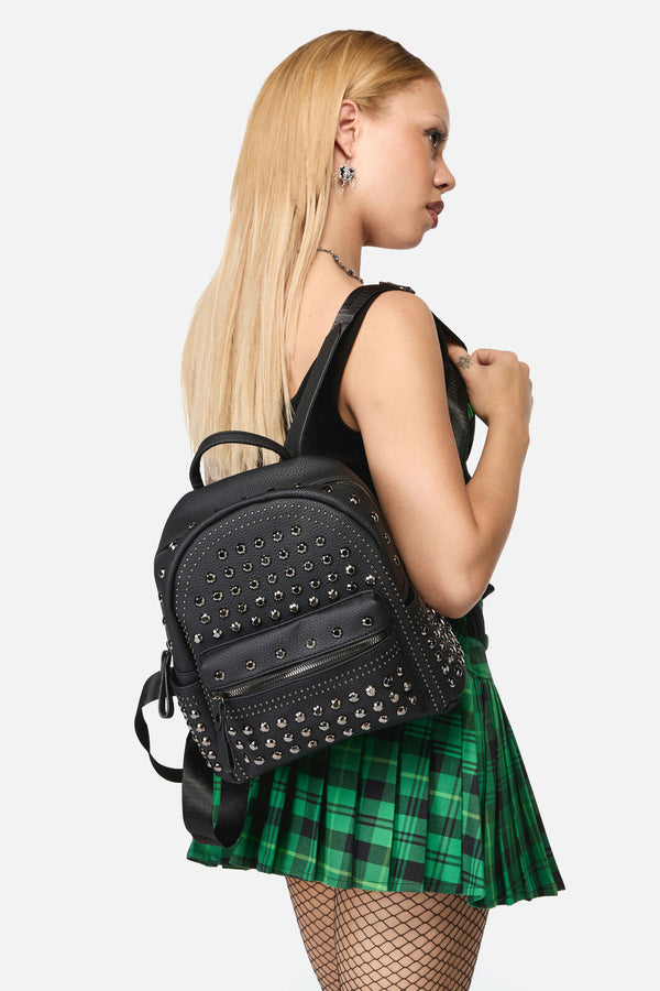 bp studded faux leather backpack Studded Backpack – Dangerfield
