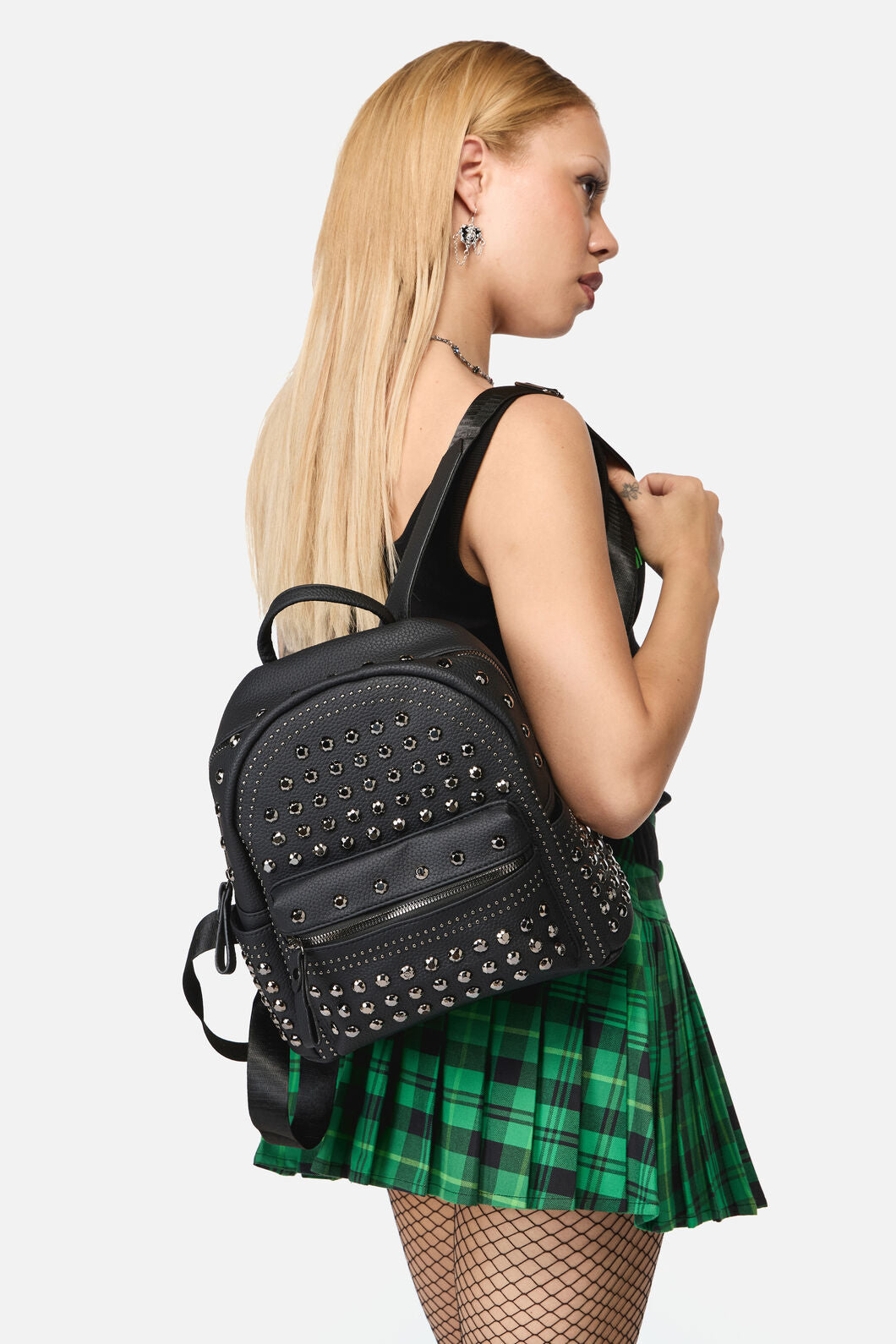 Black Friday - Studded Backpack - black