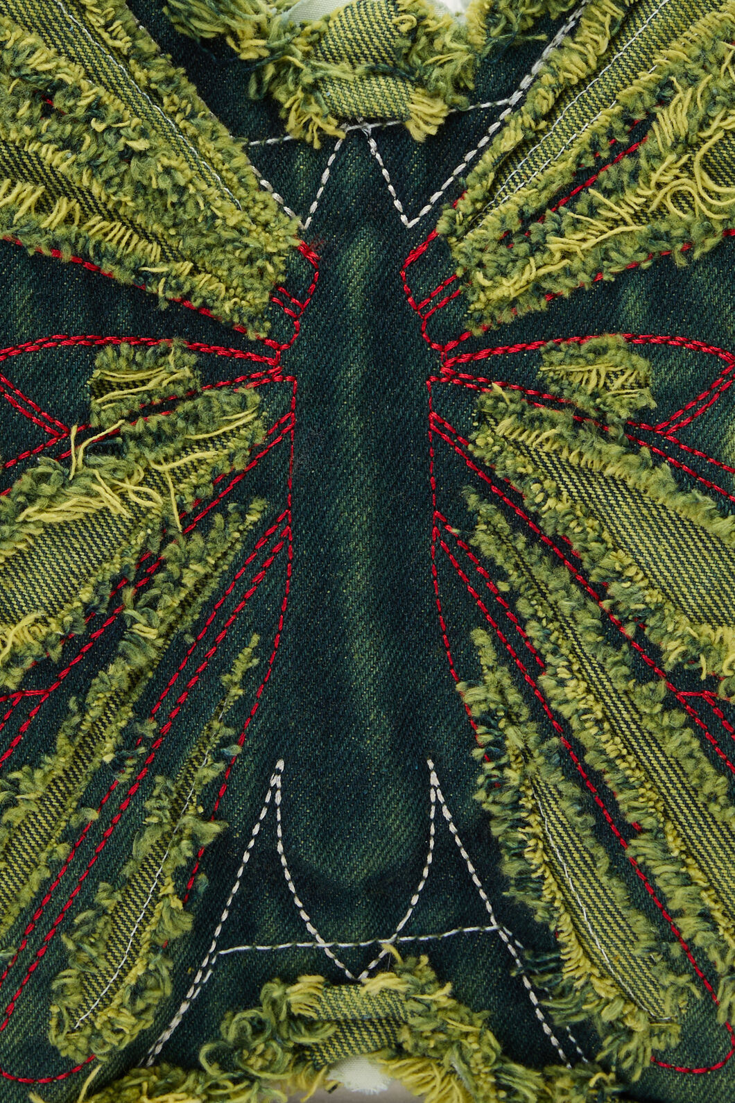 Black Friday - Torn Butterfly Bag - green