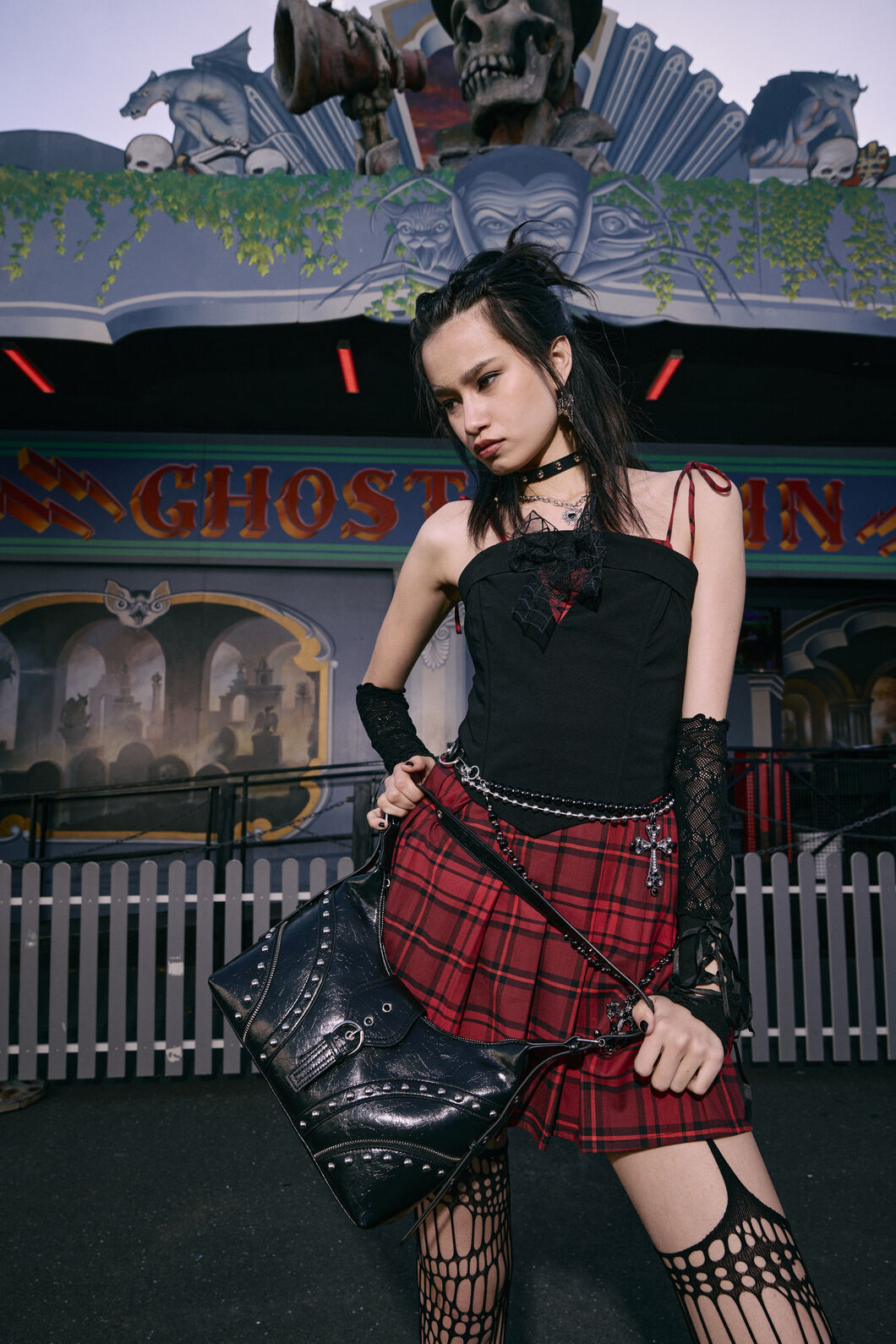 Black Friday - Stud Buckle Bag - black