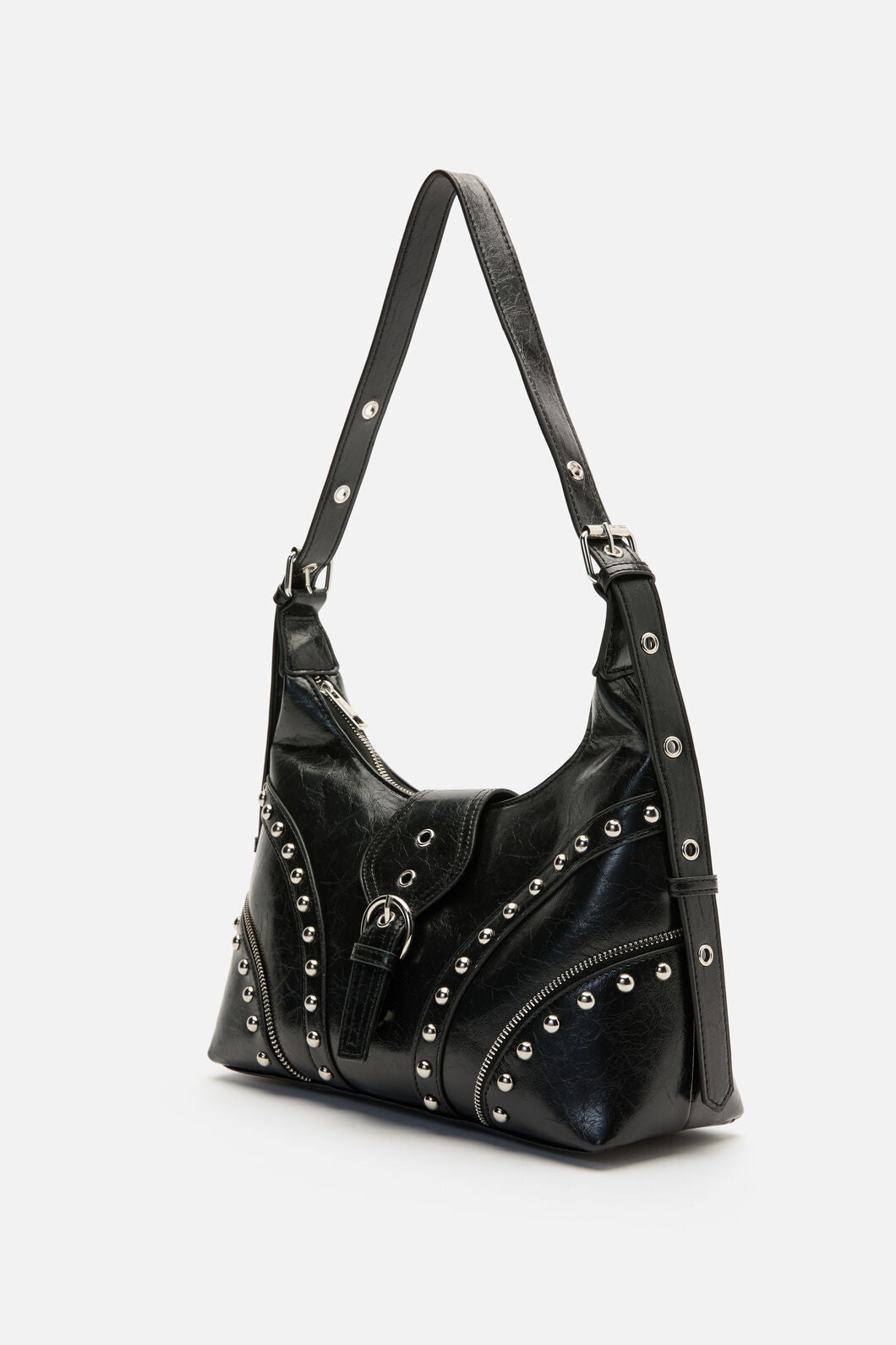 Black Friday - Stud Buckle Bag - black