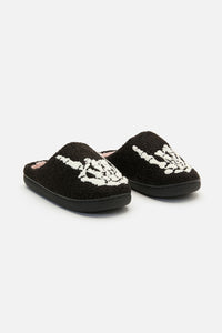 Black Friday - Rock On Slippers - black