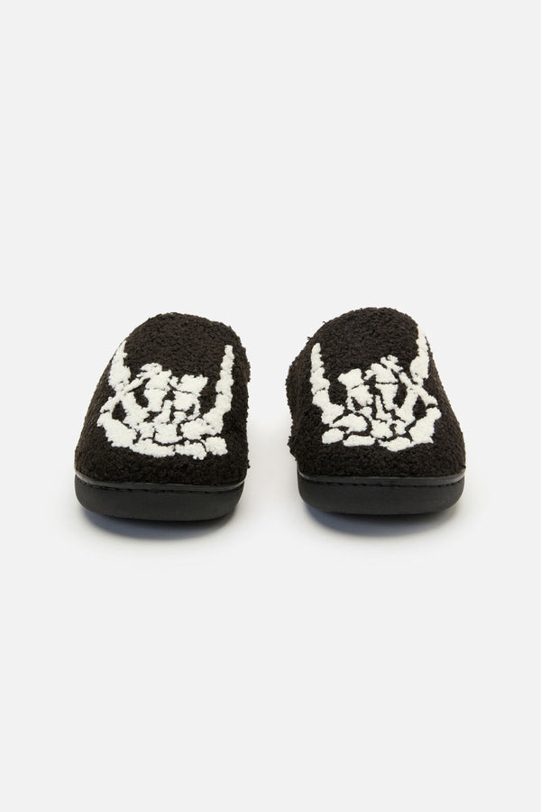 Black Friday - Rock On Slippers - black