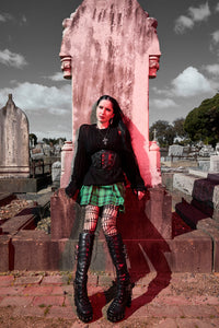 Black Friday - Netted Suspender Tights - black