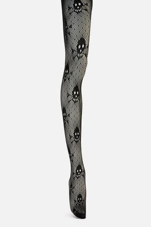 Black Friday - Skull & Crossbone Tights - black