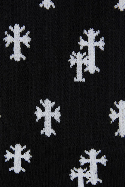 Black Friday - Black Crosses Socks - black