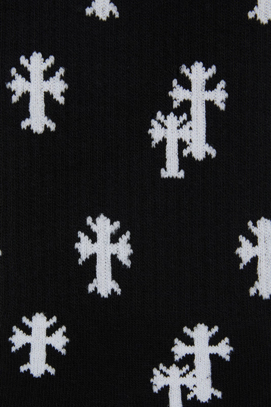 Black Friday - Black Crosses Socks - black