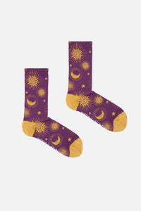 Black Friday - Cosmic Light Socks - purple