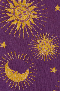 Black Friday - Cosmic Light Socks - purple