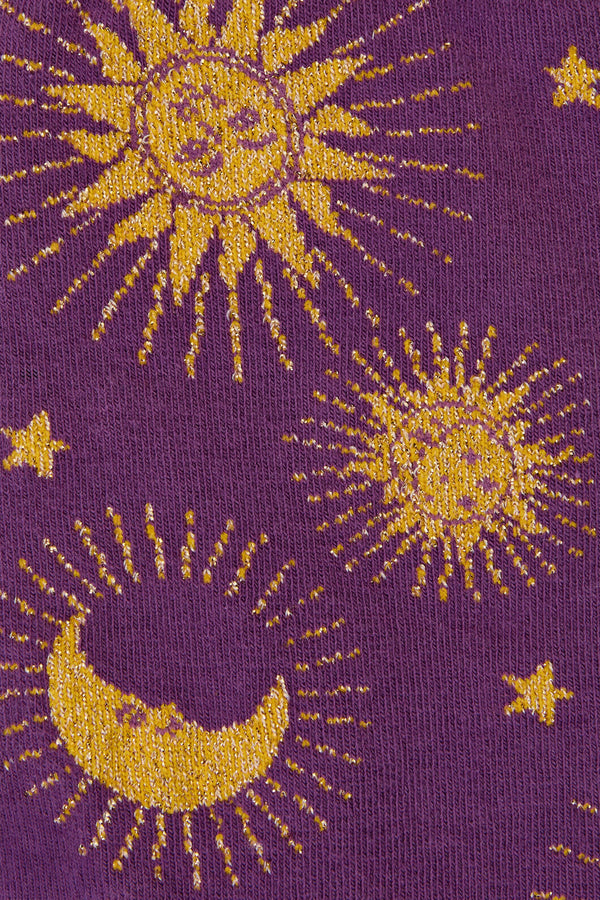 Black Friday - Cosmic Light Socks - purple