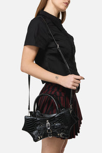 Black Friday - Winged Handbag - black