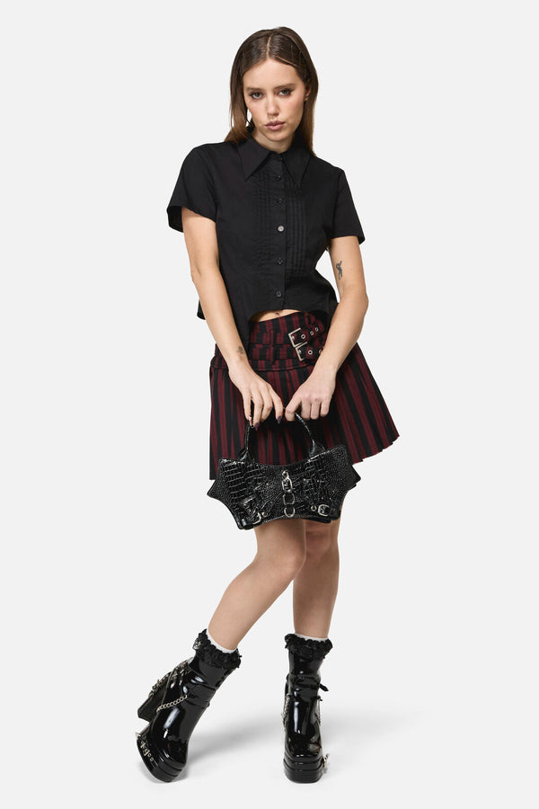 Black Friday - Winged Handbag - black