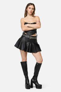 Black Friday - Pyramid Stud Border Belt - black