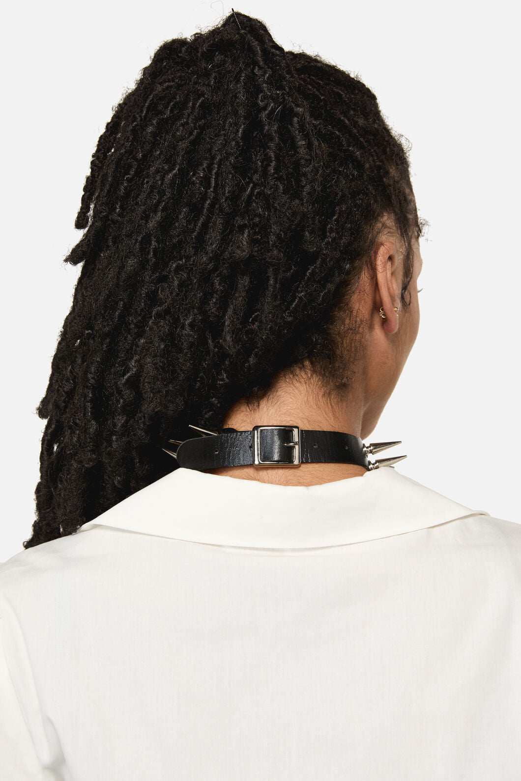 Black Friday - Two Row Spiked Choker - black