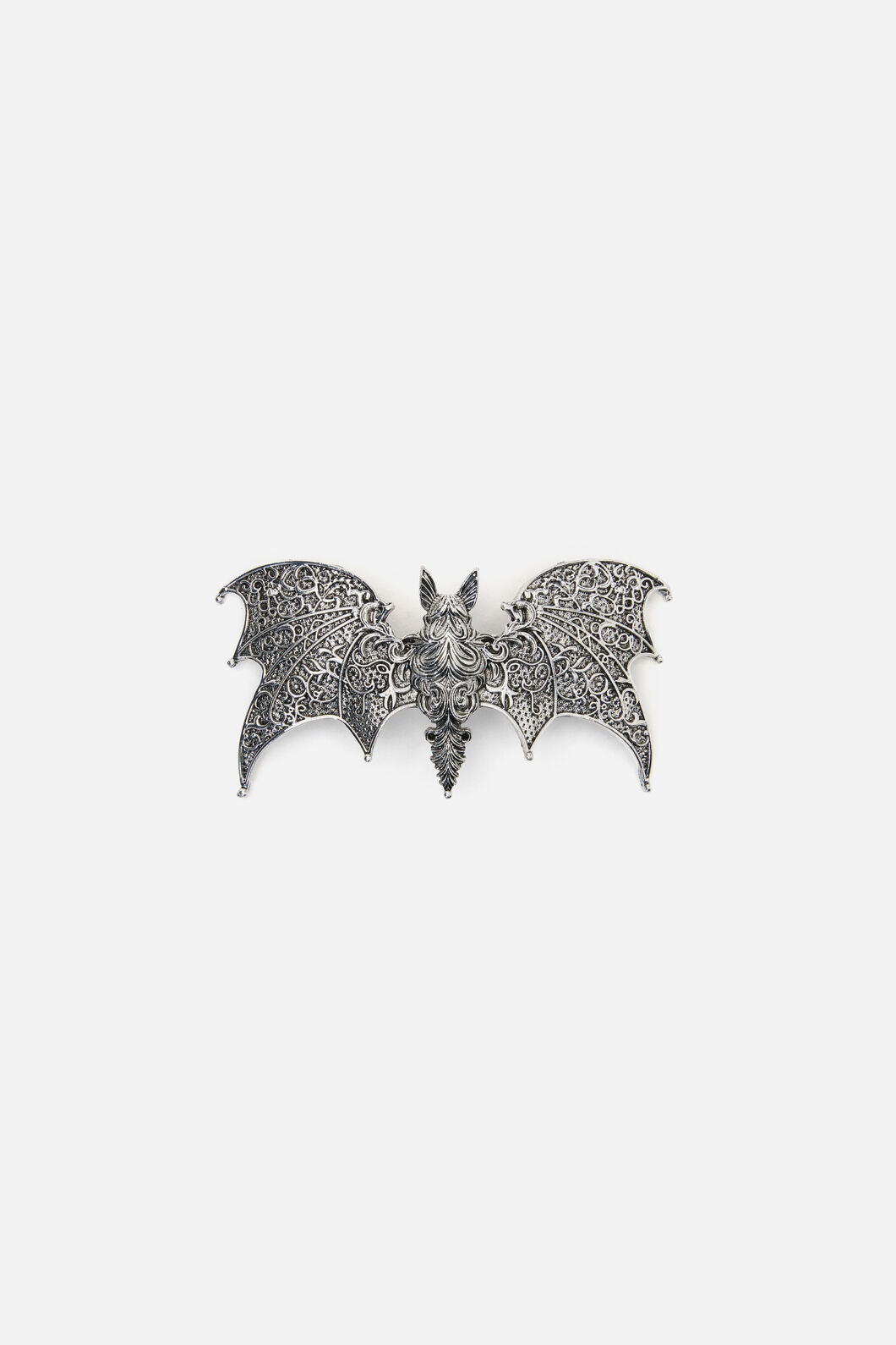 Black Friday - Bat Barrette Clip - silver