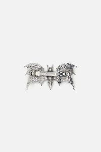 Black Friday - Bat Barrette Clip - silver