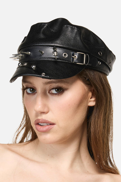 Black Friday - Embellished Baker Boy - black