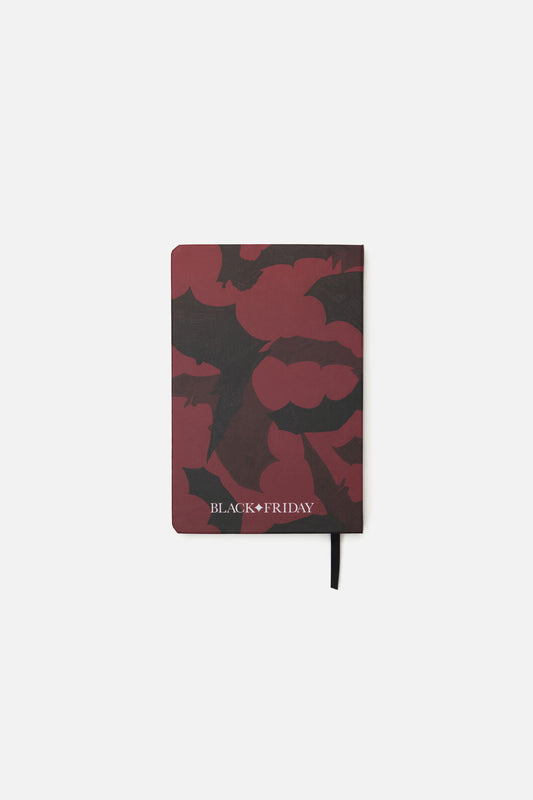 Black Friday - Batz Goth Notebook - red