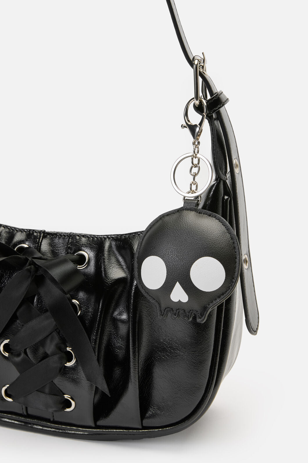 Black Friday - Skull Key Bag Charm - black