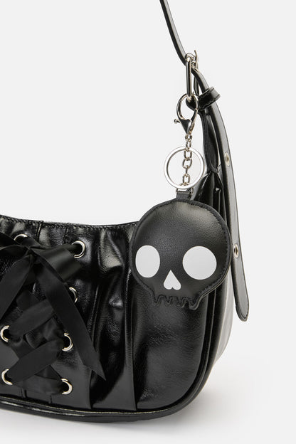 Black Friday - Skull Key Bag Charm - black