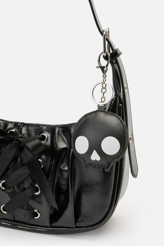 Black Friday - Skull Key Bag Charm - black