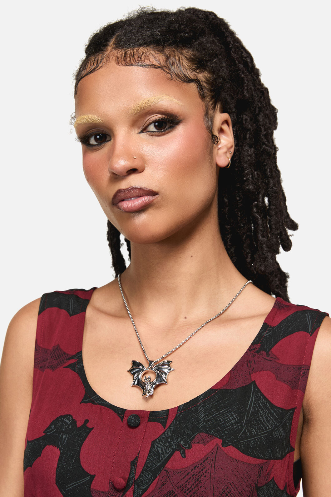 Black Friday - Bat Necklace - silver