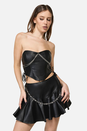 Black Friday - Large Barb Pant Chain - silver