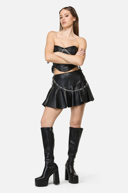 Black Friday - Large Barb Pant Chain - silver