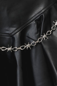 Black Friday - Large Barb Pant Chain - silver
