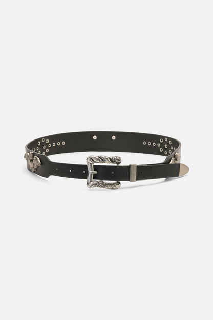 Black Friday - Bat & Stud Belt - black
